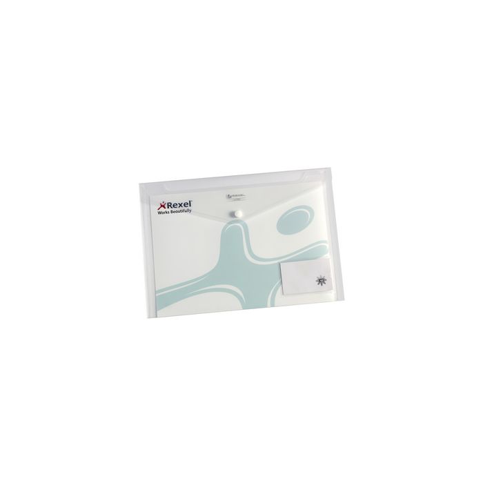 Rexel Pochette à documents, A4, PP, transparent x5