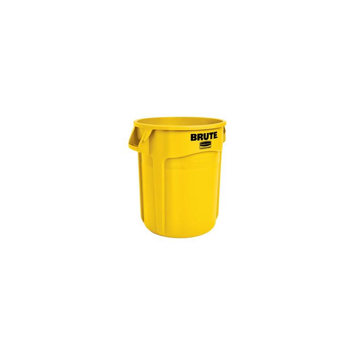 Rubbermaid Collecteur BRUTE 75,7 litres, en PP, jaune