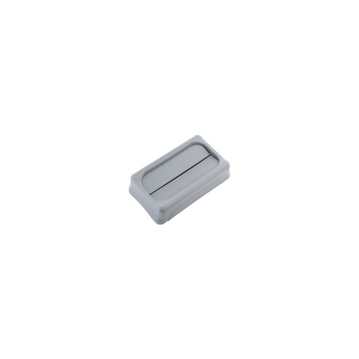 Rubbermaid Couvercle basculant Slim Jim, gris