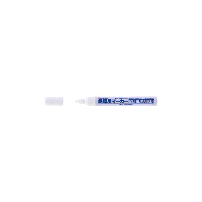 SAKURA Marqueur pour métal, fin, 2 mm, blanc