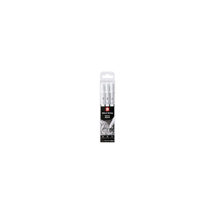 SAKURA Stylo roller encre gel Gelly Roll Bright White 0,4 mm