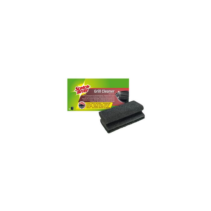 Scotch-Brite Eponge de nettoyage pour BBQ, couleur: noir