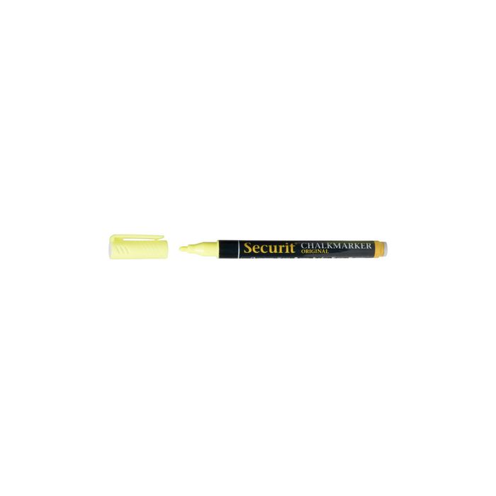 Securit Feutre-craie ORIGINAL SMALL, jaune