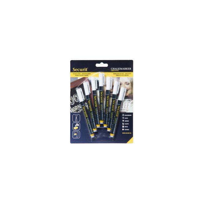Securit Feutre-craie ORIGINAL SMALL, set de 7