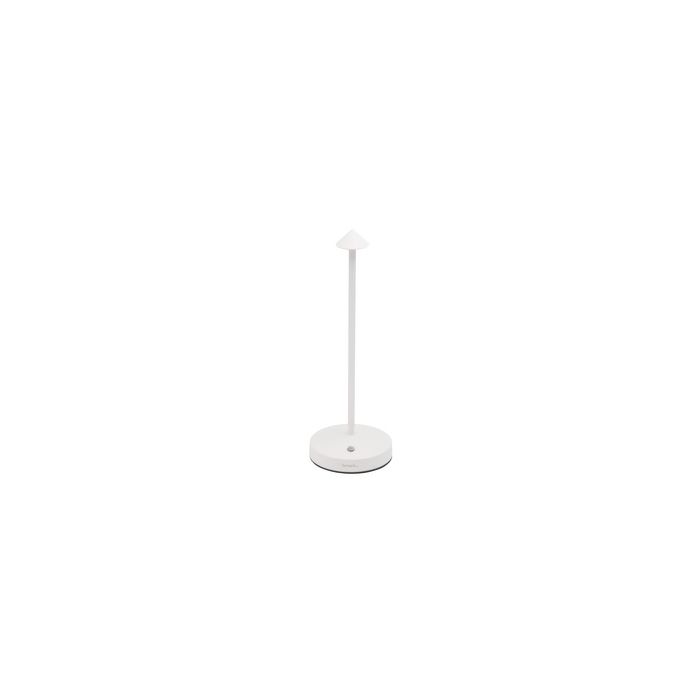 Securit Lampe de bureau LED rechargeable ANGELINA, blanc