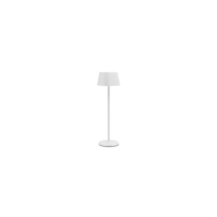 Securit Lampe de table LED rechargeable GEORGINA, blanc