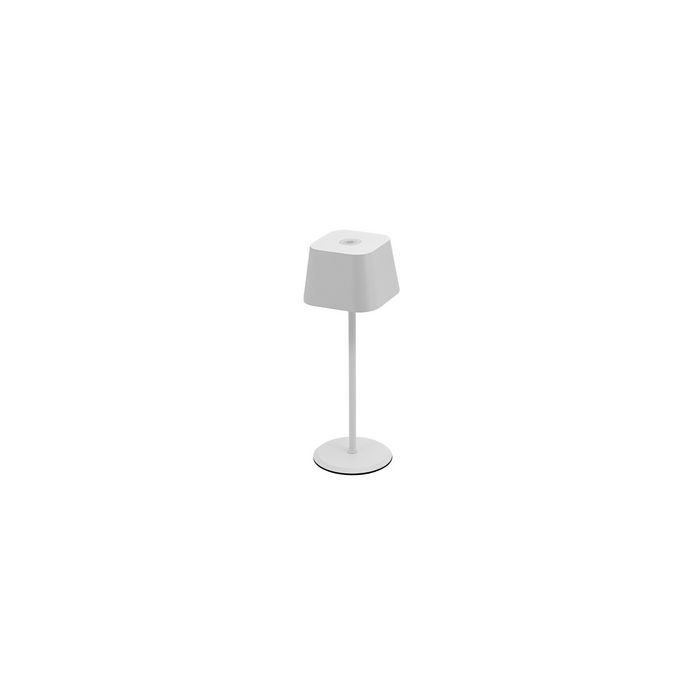 Securit Lampe de table LED rechargeable MALTE, blanc