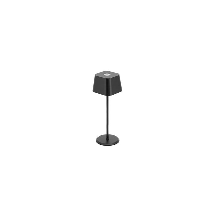 Securit Lampe de table LED rechargeable MALTE, noir