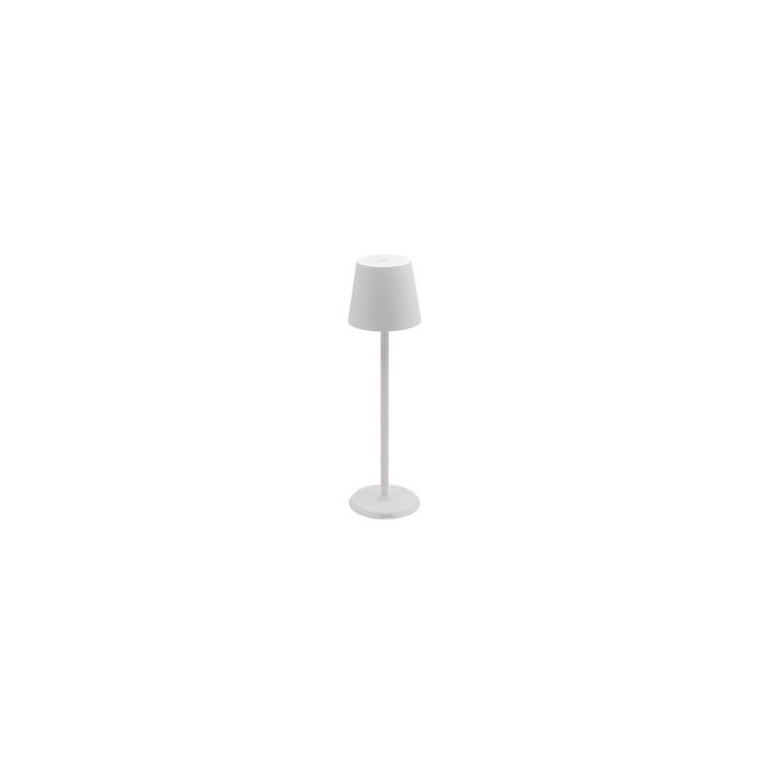 Securit Lampe de table à LED rechargeable FELINE, blanc
