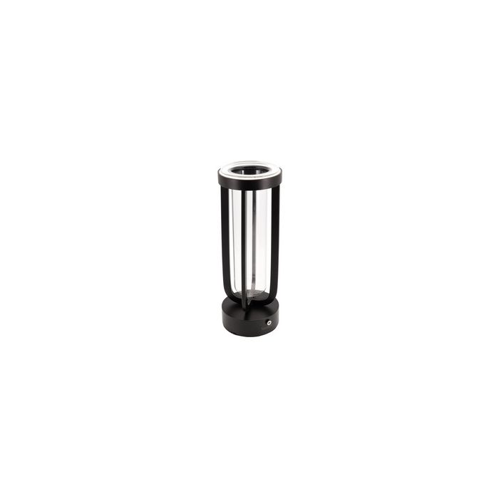 Securit Lampe de table à LED rechargeable FLORENCE, noir