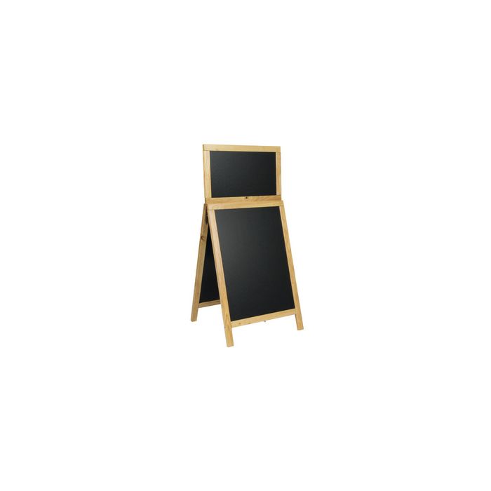 Securit Panneau trottoir DELUXE Top Board, couleur hêtre