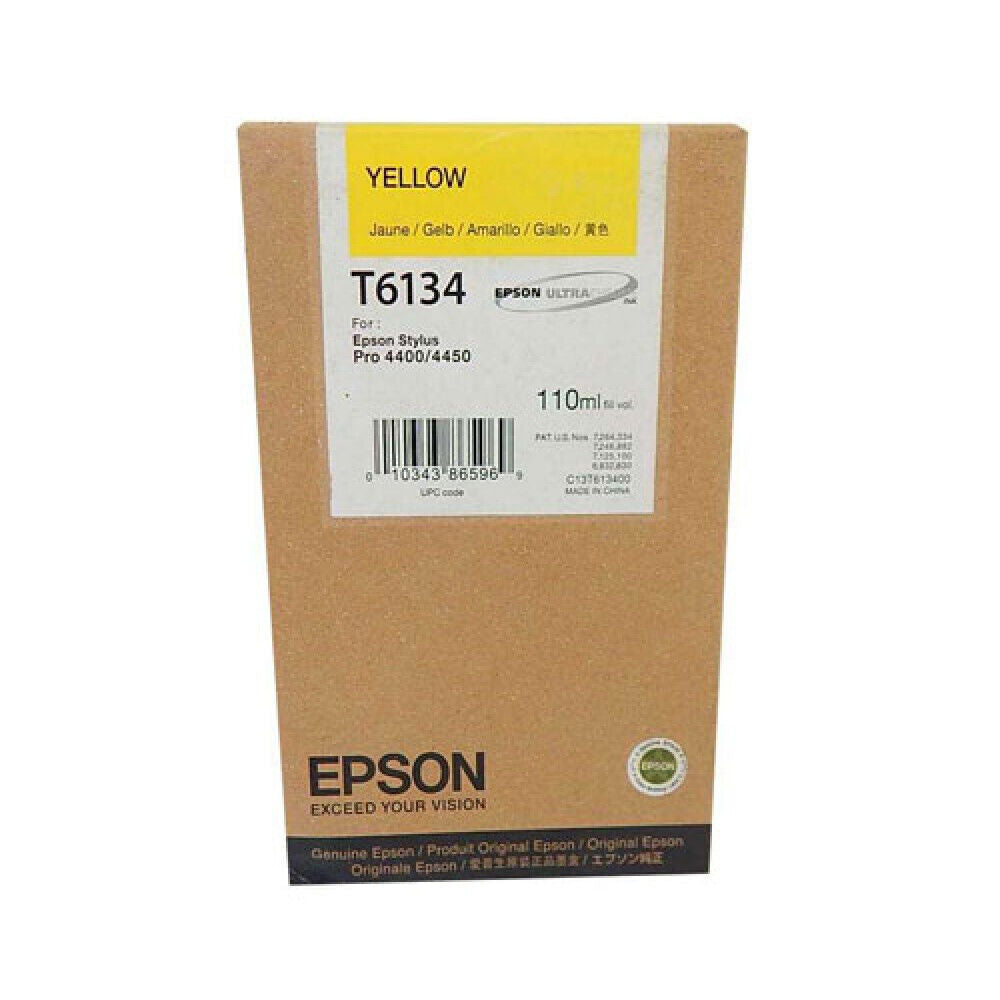 Cartouche d'encre de Marque Epson T6134 Yellow (110ml)