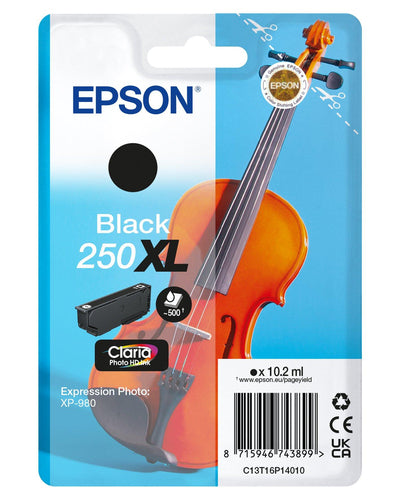 Cartouche d'origine Epson C13T16P14010 / 250XL - noire