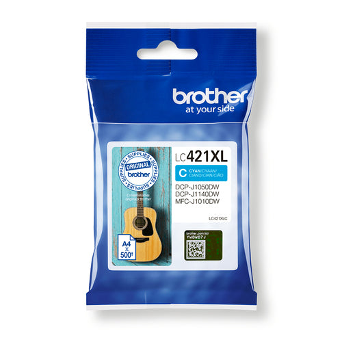 Cartouche compatible premium Brother LC421XLC - cyan