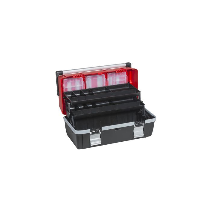 allit Boîte à outils McPlus Alu >C< 22, PP, rouge/noir