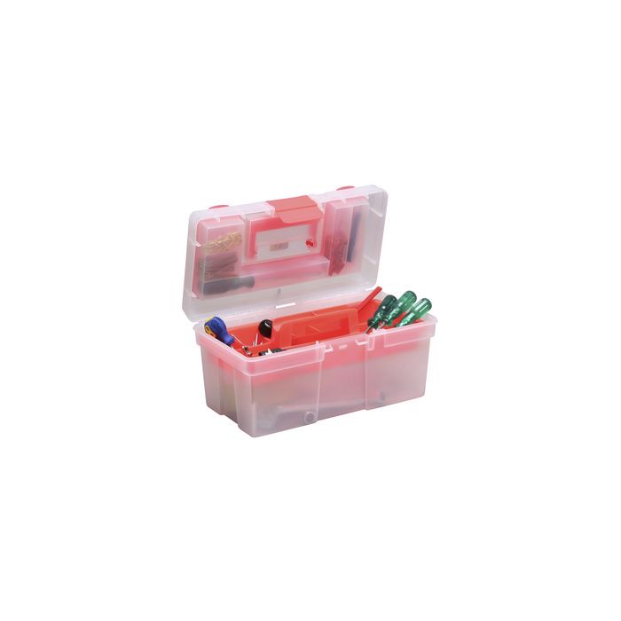 allit Boîte de rangement McPlus Clear 16, PP, rouge