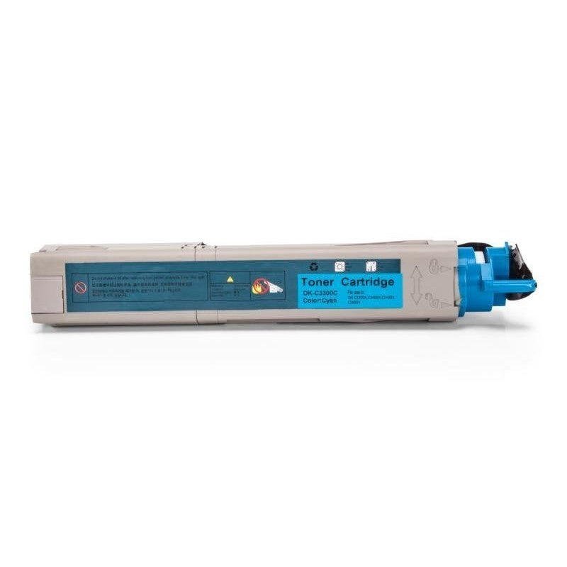 Cartouche Laser de Marque OKI 43459323 Cyan Haute Capacité (2 500 pages)