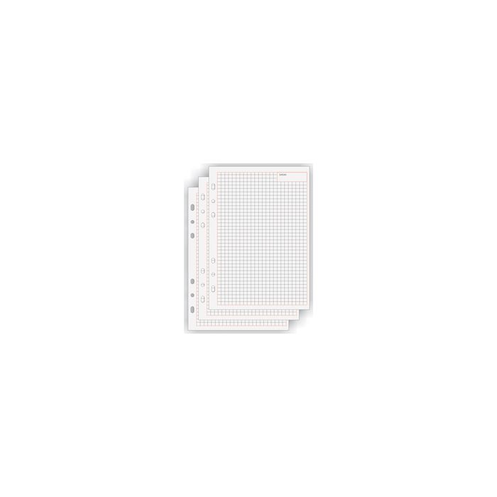 bind Fiche de rechange pour notes Manager, A5, quadrillé