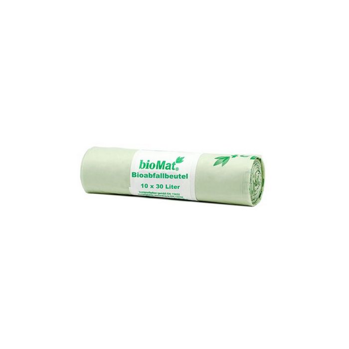 bioMAT Sac compostable, 30 litres, vert