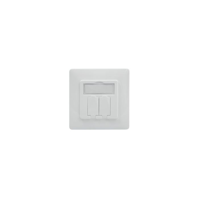 DIGITUS Boîtier vide pour module Keystone, 2 compartiments