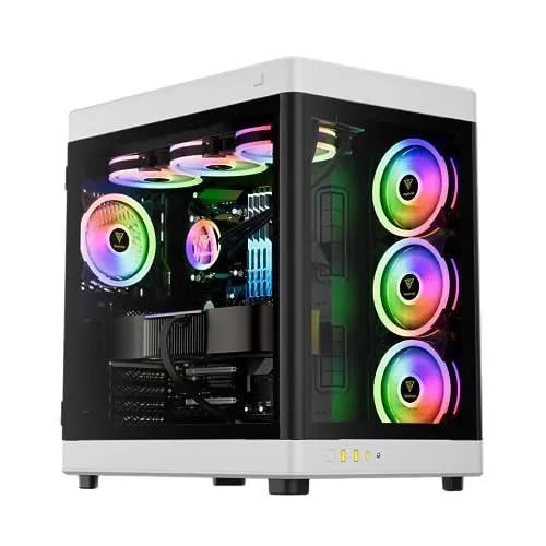 Boitier Grand Tour E-ATX Gamdias Neso P1 avec panneaux vitrés (Blanc/Noir)