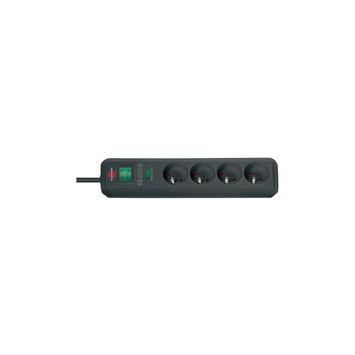 brennenstuhl Prolongateur multiprise "Eco-Line", 4 prises