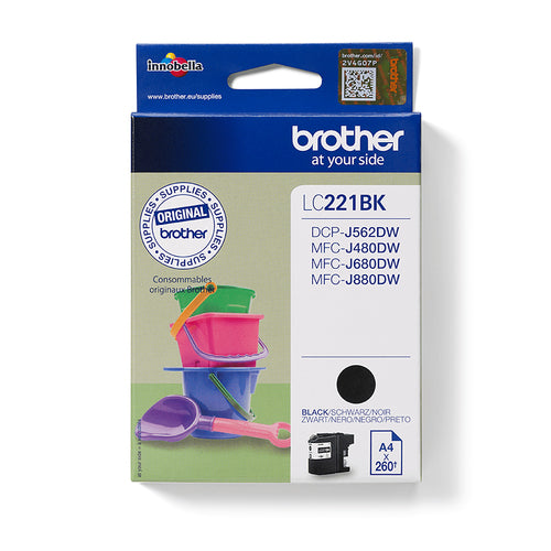 Cartouche d'origine Brother LC221BK - noire