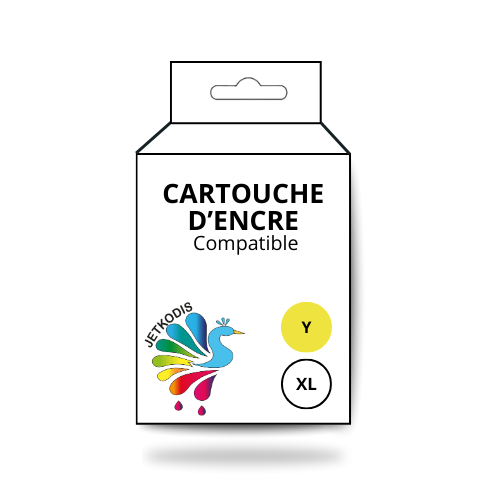 Cartouche jet d'encre Compatible Epson T2714Y Jaune XL Haute Capacité (10.4ml - 1 100 pages)