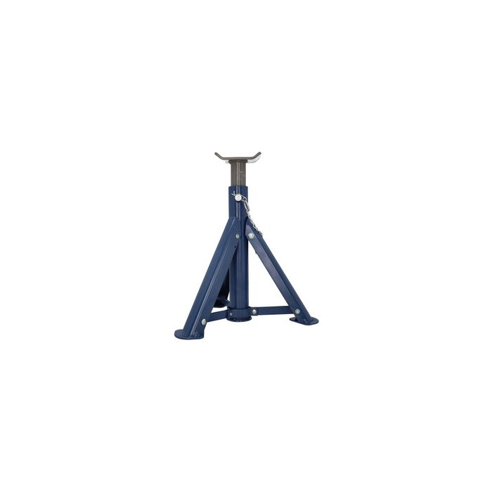 cartrend Chandelle de support, capacité : 2.000 kg, bleu