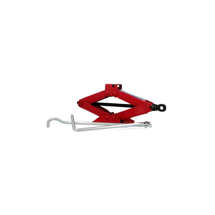 cartrend Cric de levage pantographe avec manivelle, 1 tonne