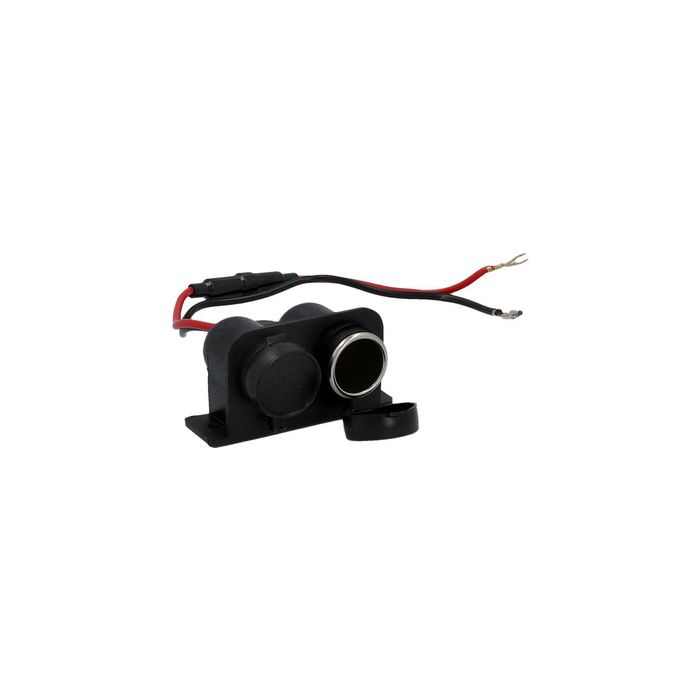 cartrend Prise de courant double, 6 & 12 V, max 8 A chacun