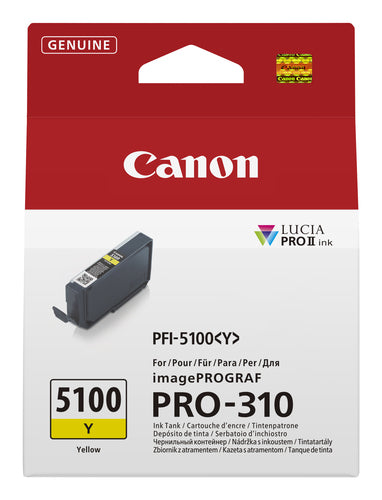 Cartouche d'origine Canon 6955C001 / PFI-5100 Y - jaune