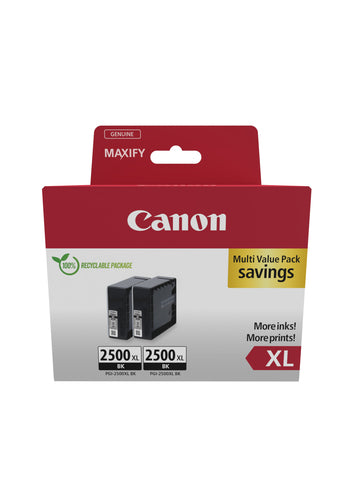 Cartouche d'origine Canon 9254B011 / PGI-2500 XLBK - noire