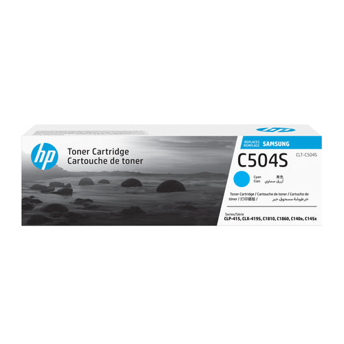 Cartouche Laser de Marque Samsung CLT-C504S Cyan (1800 pages)