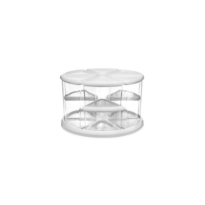deflecto Organiseur manège, transparent / blanc