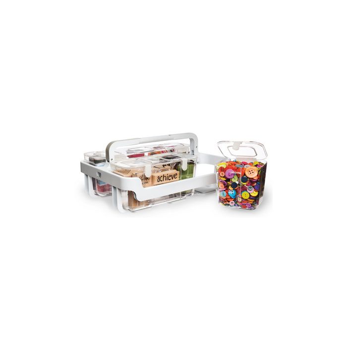 deflecto Système de rangement Caddy Organizer, blanc
