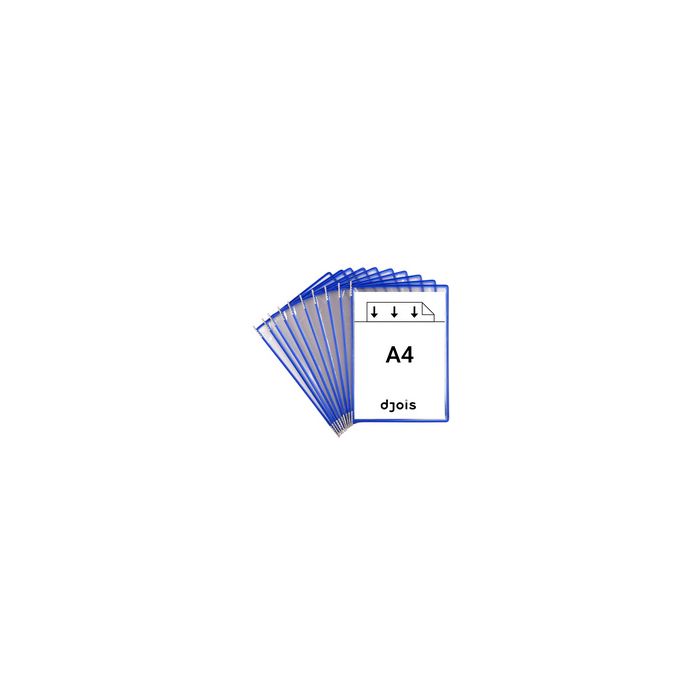djois by tarifold Poche à pivot, A3, bleu x10
