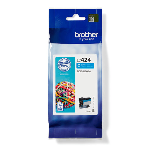 Cartouche compatible premium Brother LC424C - cyan