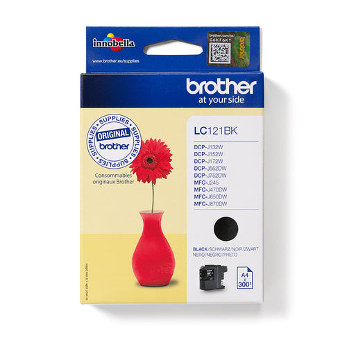 Cartouche d'origine Brother LC121BK - noire