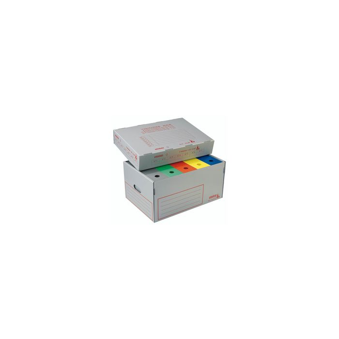extendos Conteneur d'archives ignifugé, en PP alvéolé x5