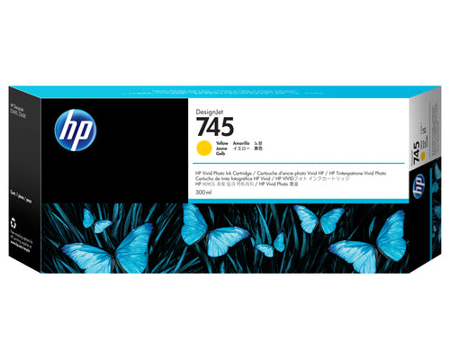 Cartouche d'origine HP F9K02A / 745 - jaune