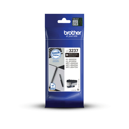 Cartouche d'origine Brother LC3237BK - noire