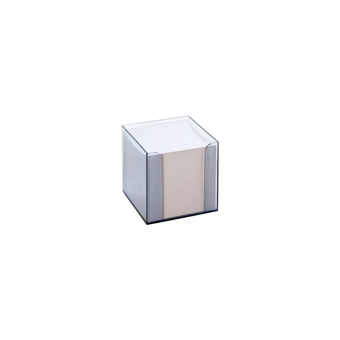 folia Bloc cube avec boîtier, plastique, transparent fumé