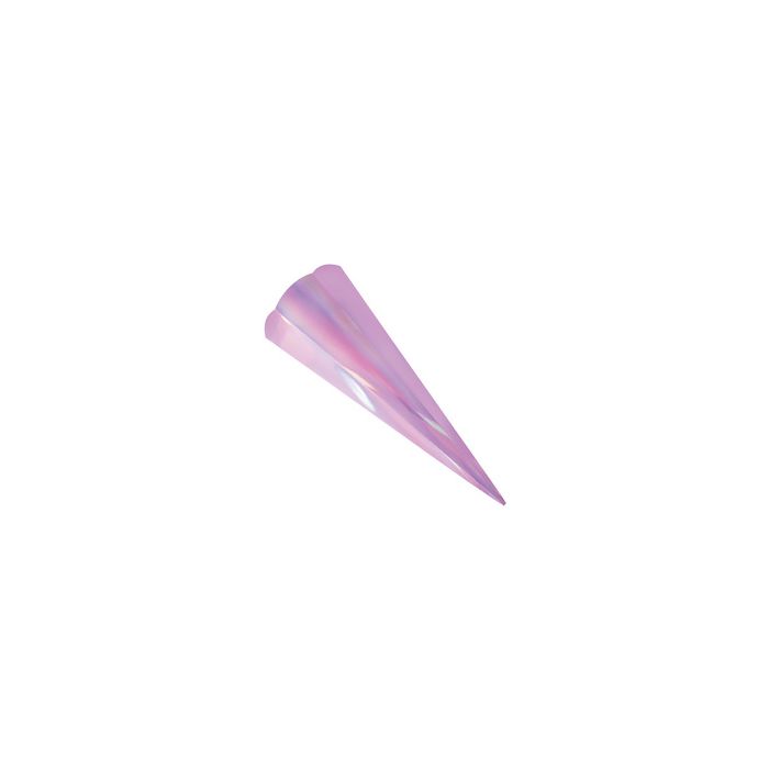 folia Metallic-Schultüten-Zuschnitt, 6-eckig, pink