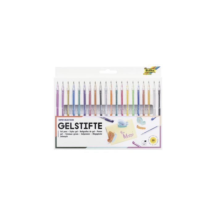 folia Stylo gel SUPER SELECTION, étui de 20