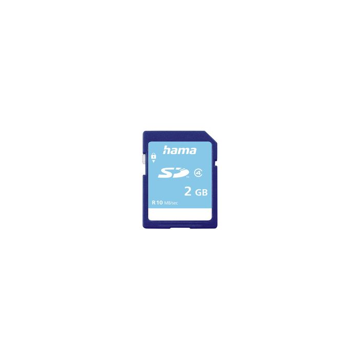 hama Carte mémoire SecureDigital, 2 Go, classe 4
