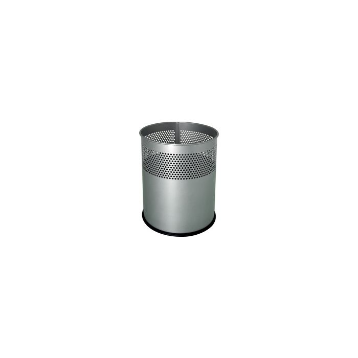 helit Corbeille à papier "the dot", 15 L, argent