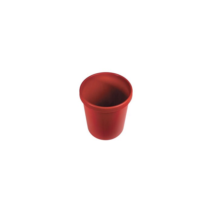 helit Corbeille à papier "the german", 18 litres, PE, rouge