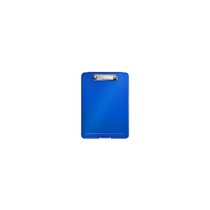 helit Porte-bloc avec compartiment "the clip", A4, bleu
