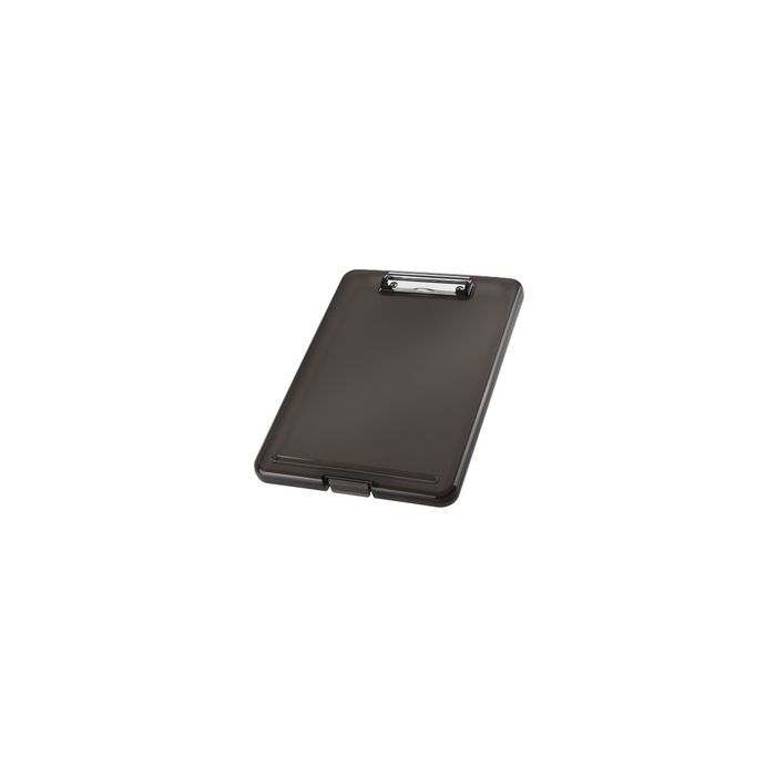 helit Porte-bloc avec compartiment "the clip", A4, gris